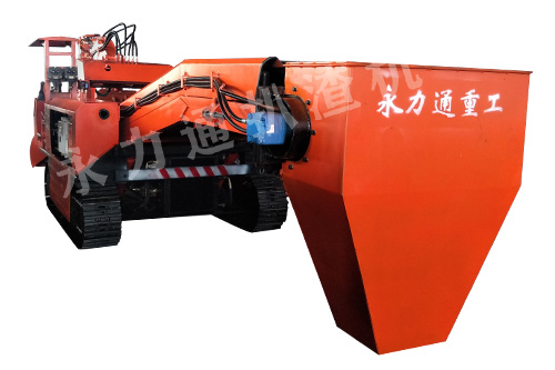 120履帶防爆扒渣機(jī)，漏斗接渣耙渣機(jī)